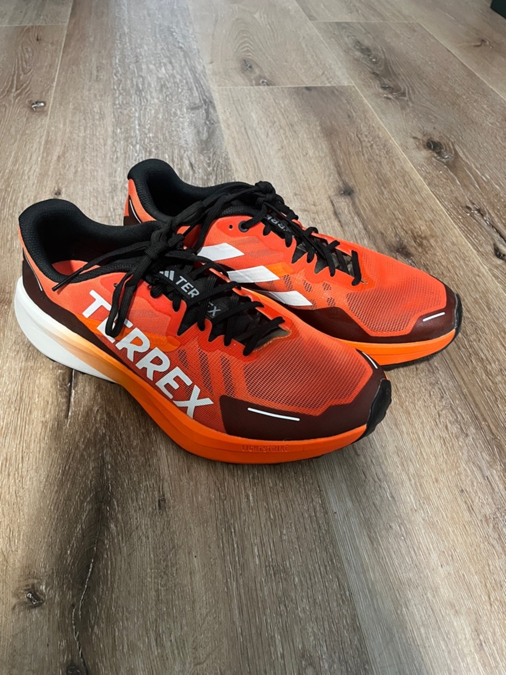 adidas TERREX Men's Orange and Black Trail Running Shoes